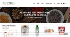 Desktop Screenshot of importfoods.es